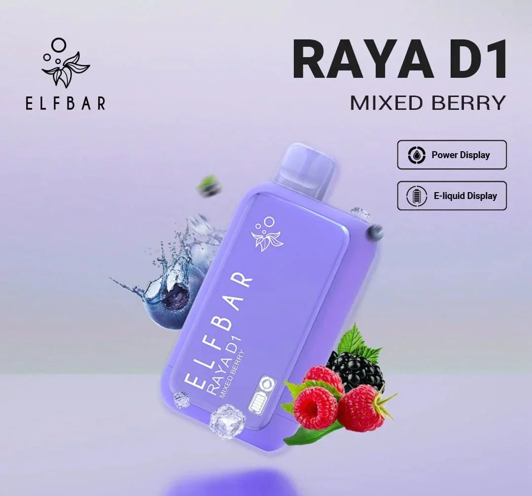 ELF BAR RAYA D1 – Mixed Berry - Vape Shop Faridabad
