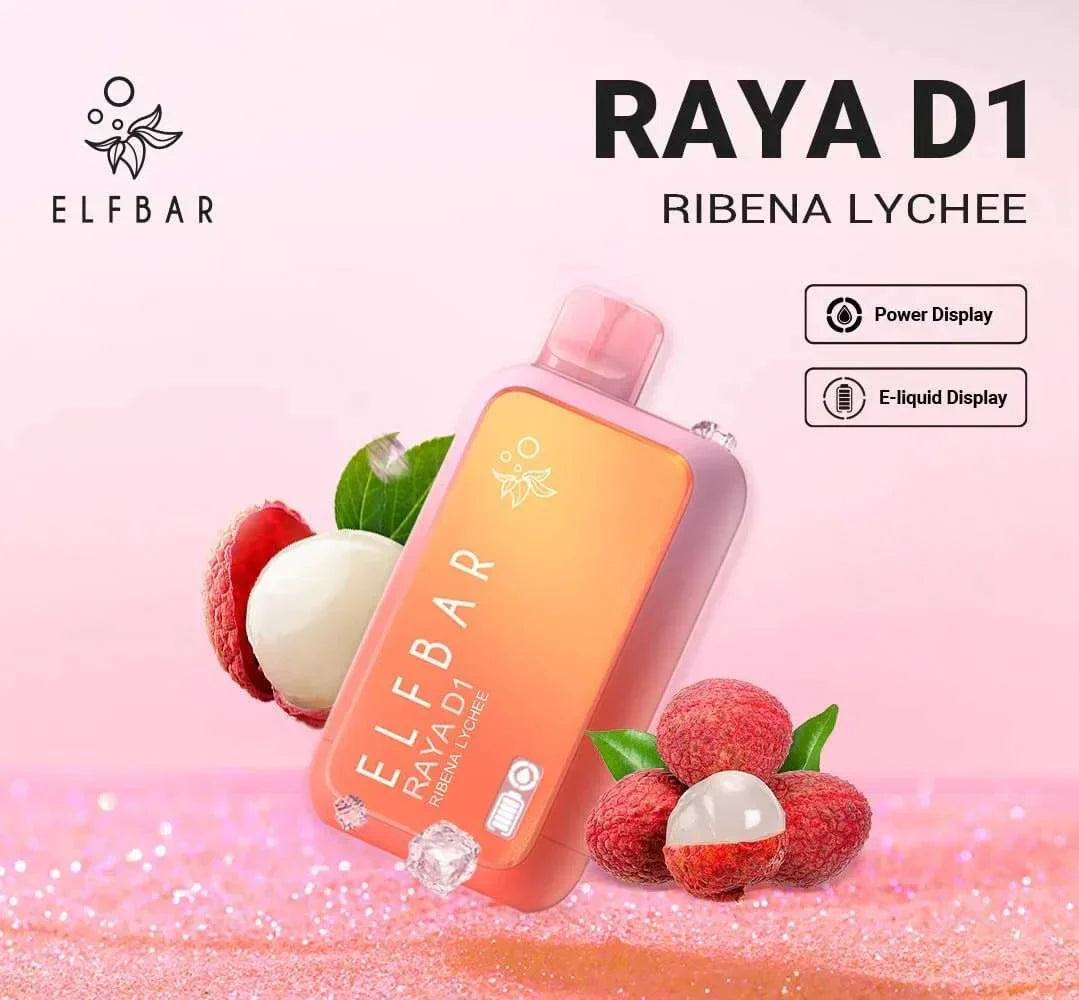 ELF BAR RAYA D1 – Ribena Lychee - Vape Shop Faridabad